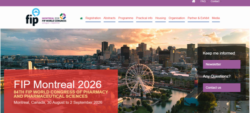 برگزاری هشتاد و چهارمین کنگره جهانی داروسازی و علوم دارویی FIP در مونترال 