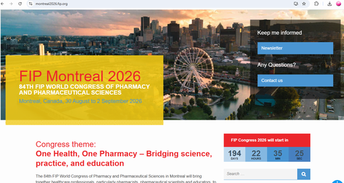 برگزاری هشتاد و چهارمین کنگره جهانی داروسازی و علوم دارویی FIP در مونترال کانادا